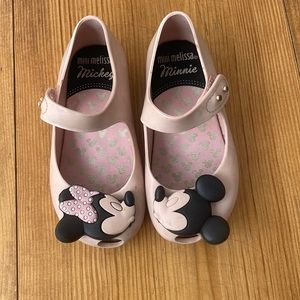 Mini Melissa Pink Minnie Mouse Mary Jane Shoes